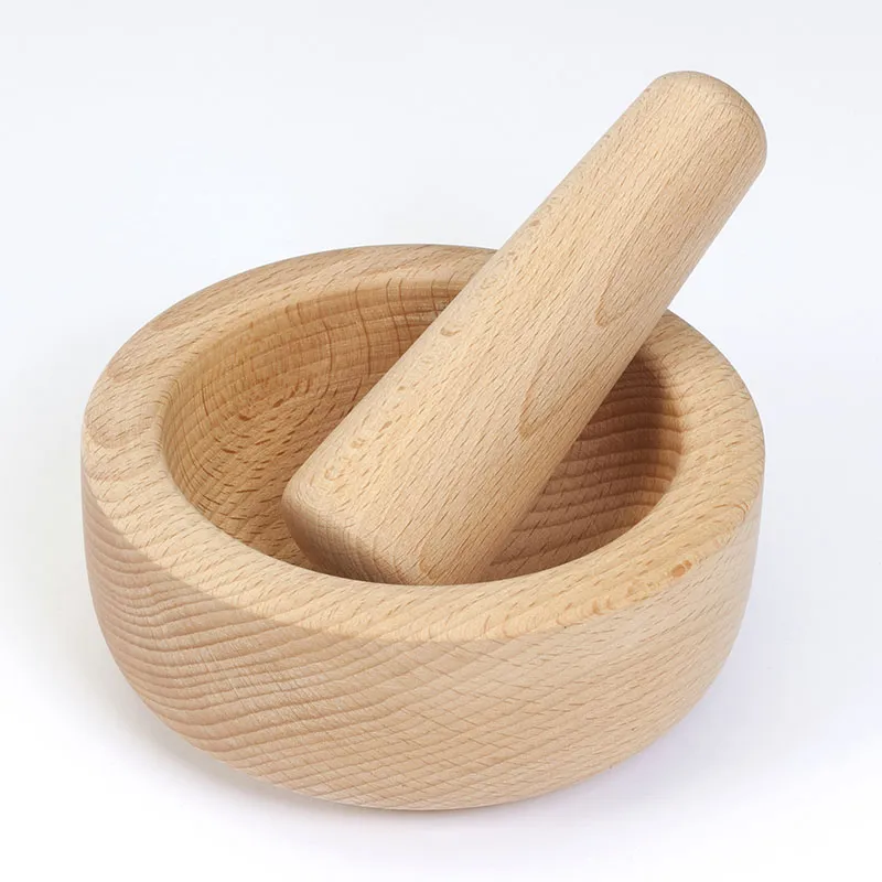 Beechwood Mortar & Pestle